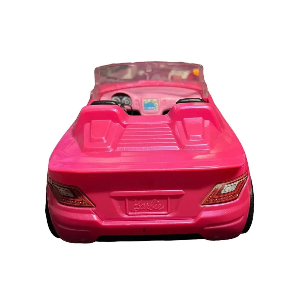 Mattel Barbie Convertible Pink Cars Glam Cruiser 2016/2013 Size 13” (2 Cars)